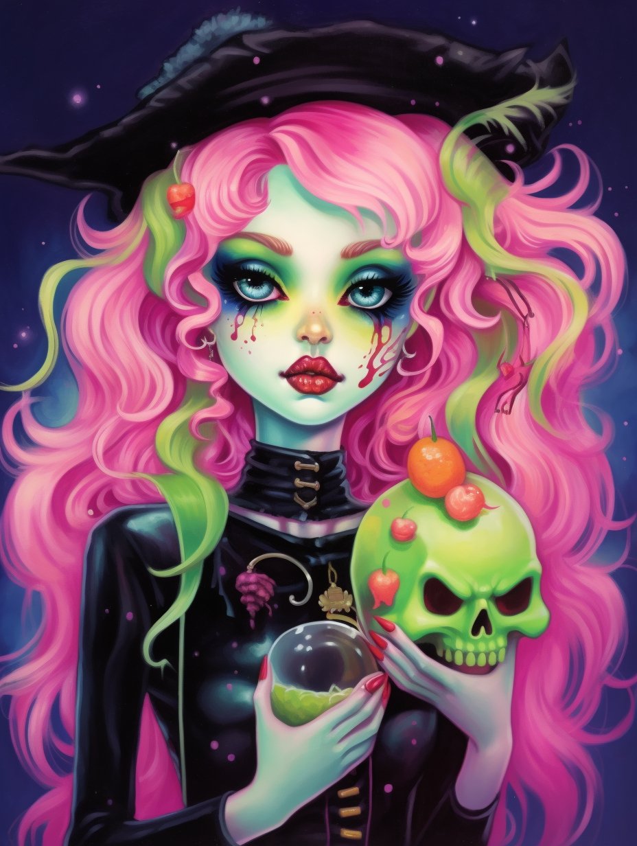 Gothic Pop Culture Girls - Diamond Painting Kit - Artslo.com