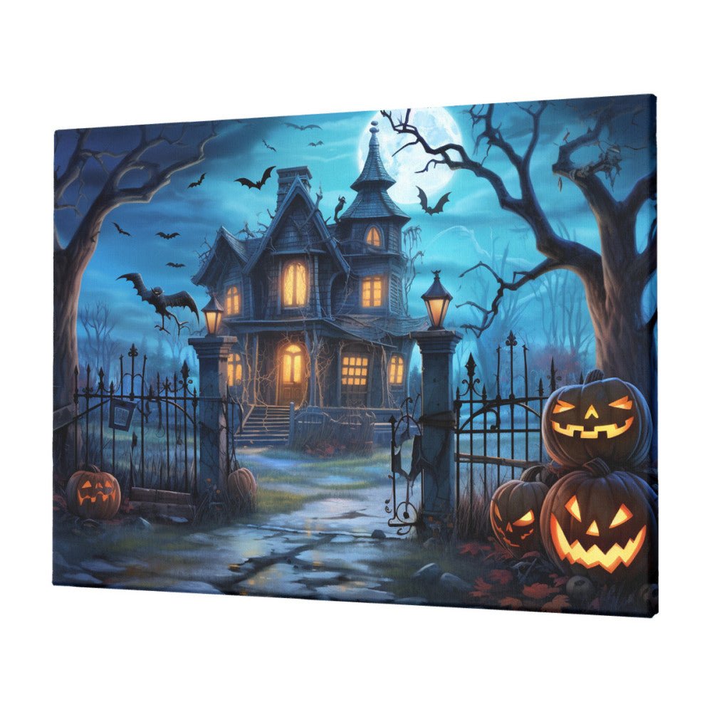 Halloween House - Paint by Numbers - Artslo.com