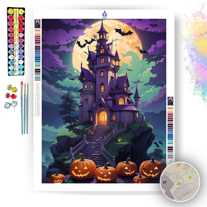 Halloween Night - Paint by Numbers - Artslo.com