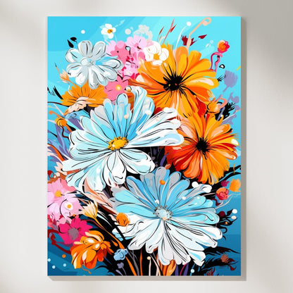 Harmony Flowers - Paint by Numbers - Artslo.com