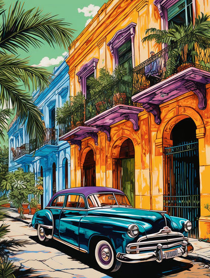 Havana - Paint by Numbers - Artslo.com