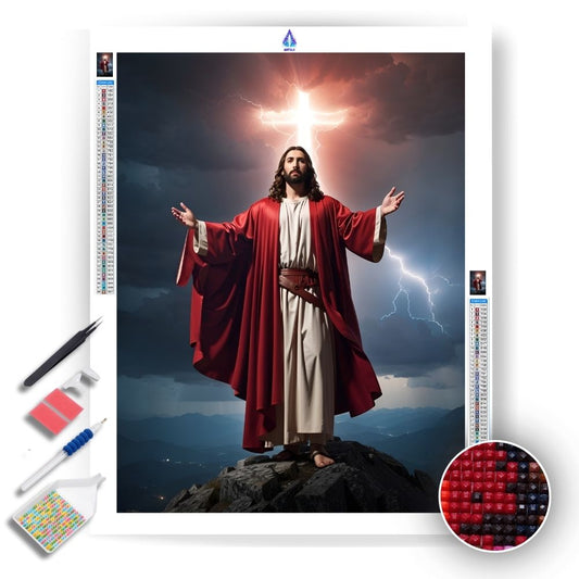 Jesus: Divine Revelation - Diamond Painting Kit - Artslo.com