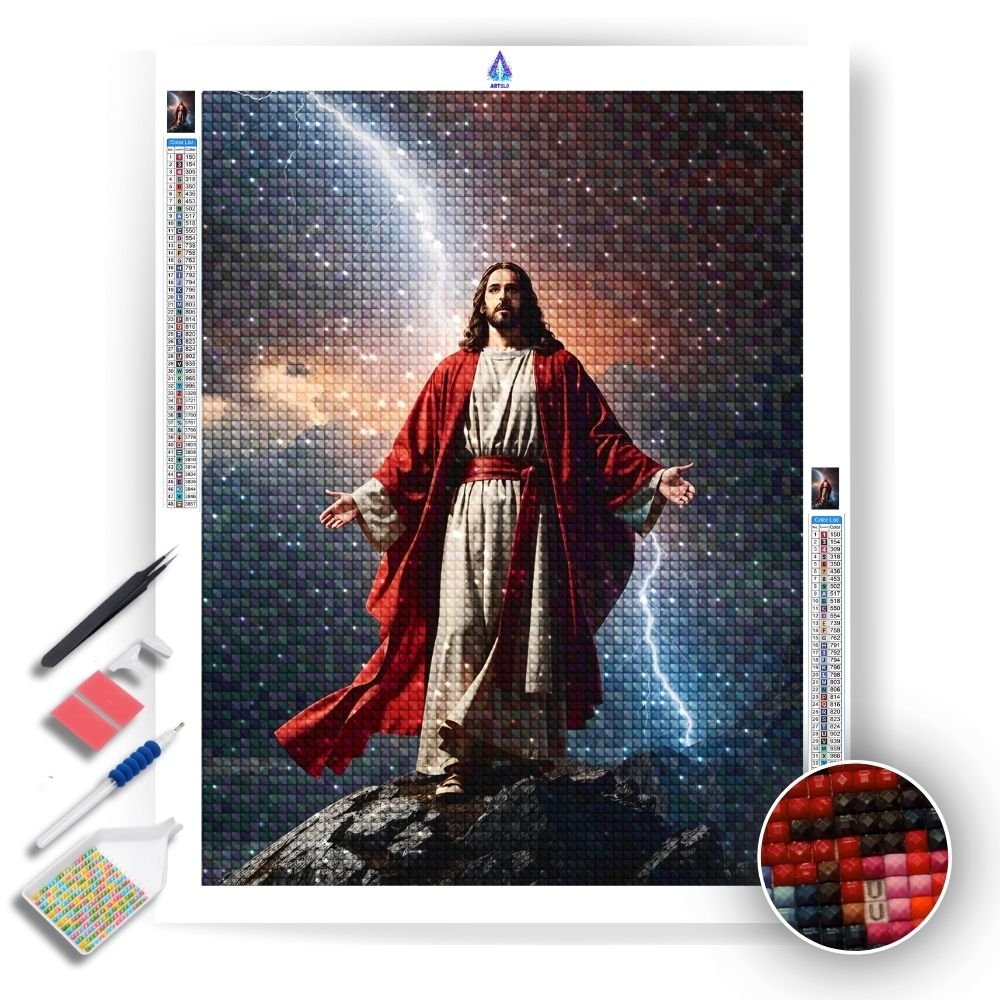 Jesus Transcendent Moment - Diamond Painting Kit - Artslo.com