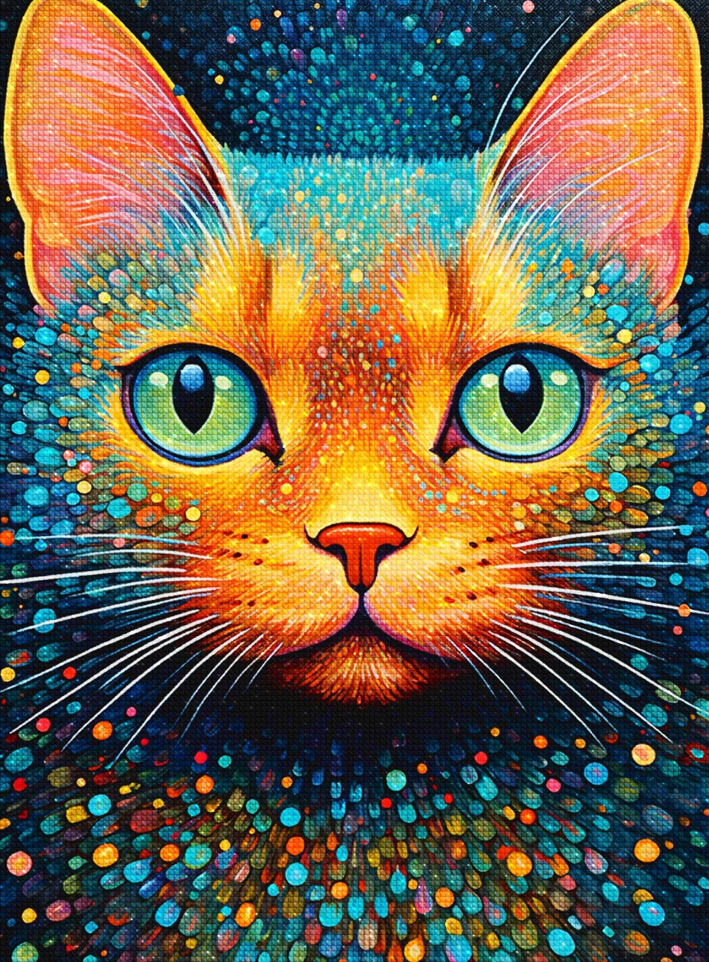 Kaleidoscopic Cat - Diamond Painting Kit - Artslo.com