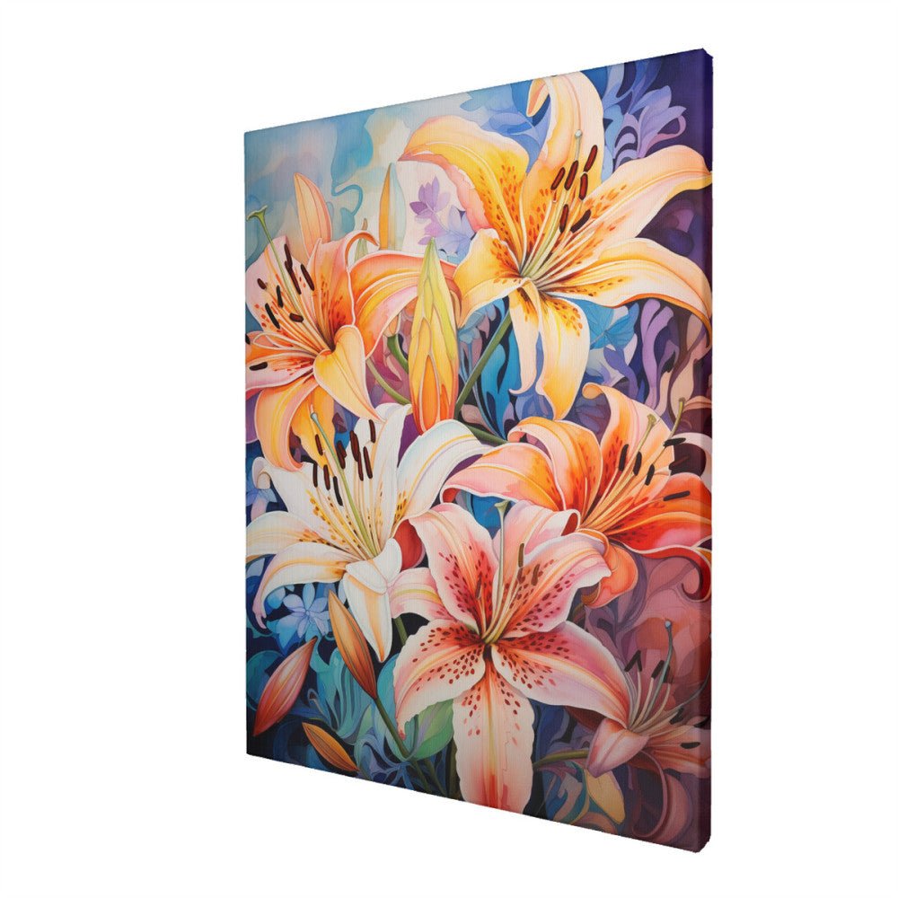 Lilies - Paint by Numbers - Artslo.com