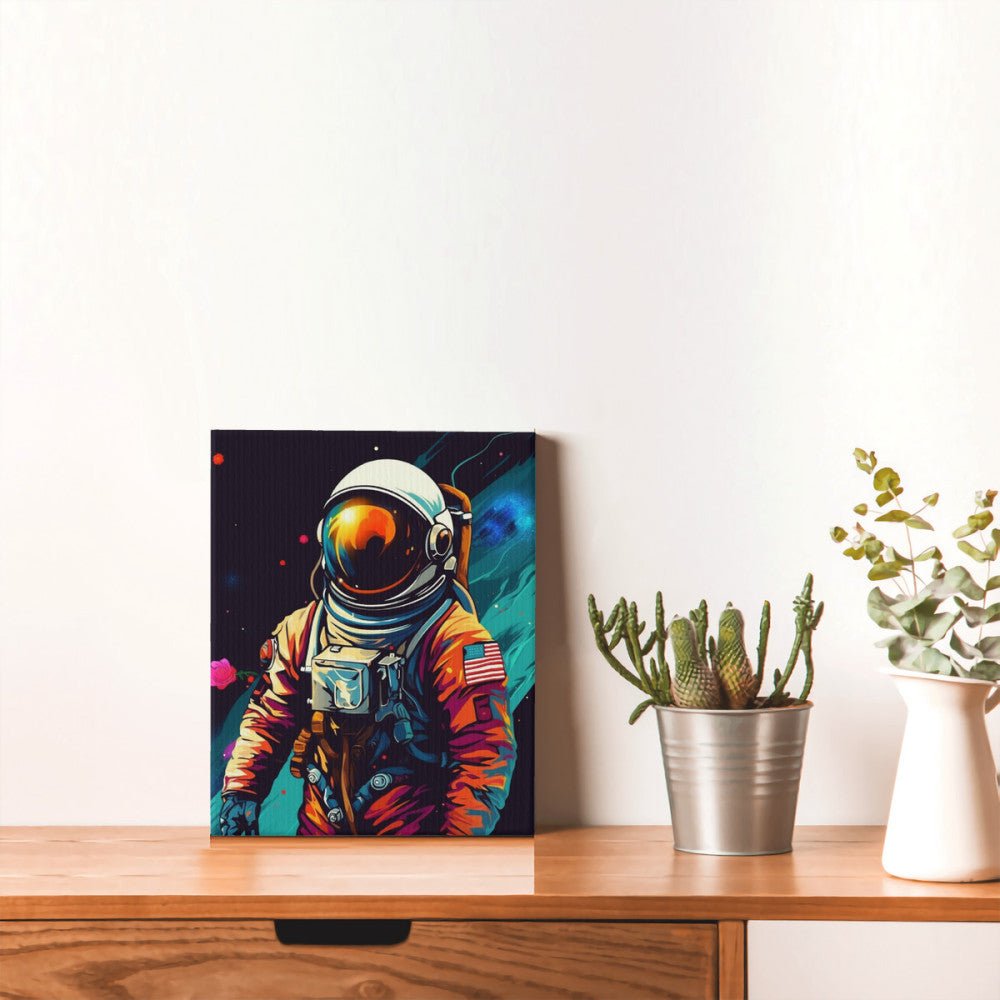 Lost Astronaut - Paint by Numbers - Artslo.com