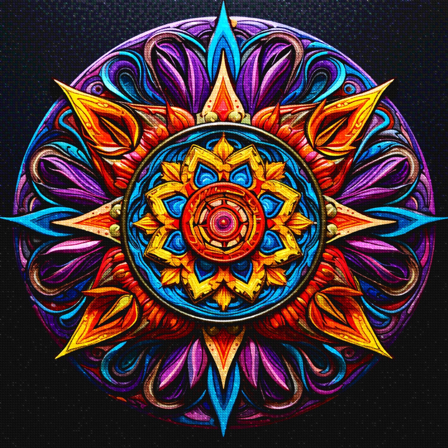 Mandala Embellishments- Diamond Painting Kit - Artslo.com