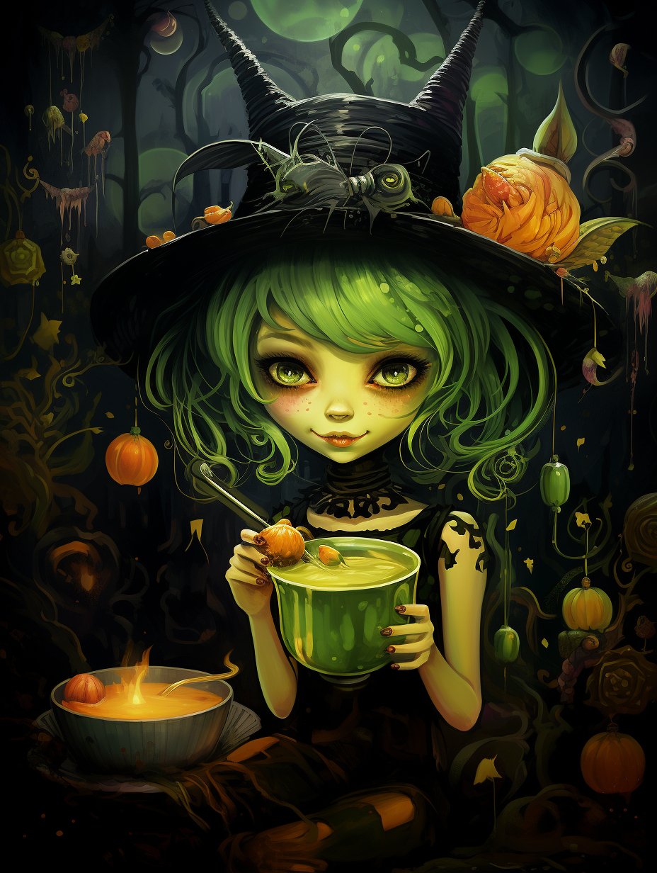 Mystical Potion Fairy - Paint by Numbers - Artslo.com