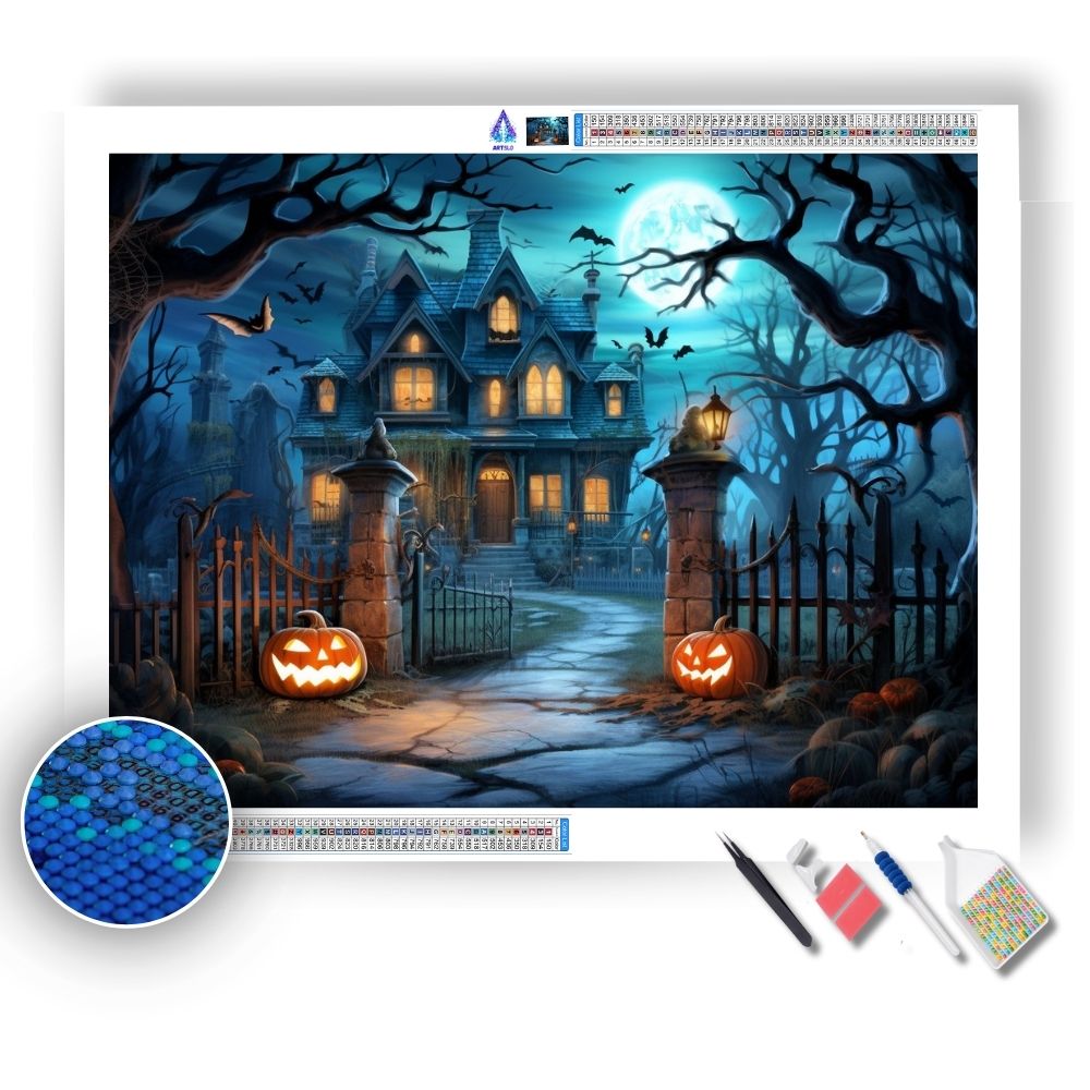 Night House - Diamond Painting Kit - Artslo.com