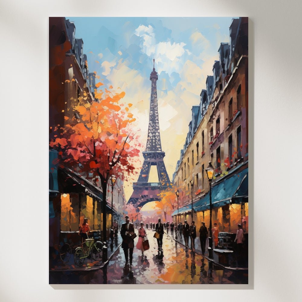 Paris cityscape - Paint by Numbers - Artslo.com