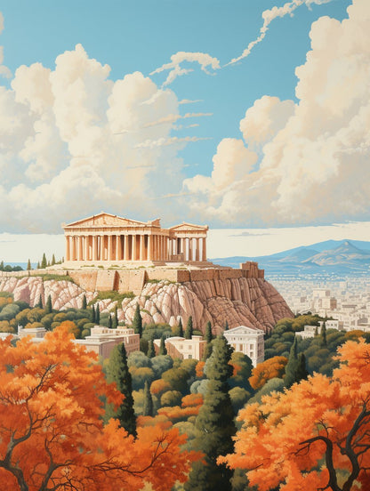 Parthenon - Paint by Numbers - Artslo.com