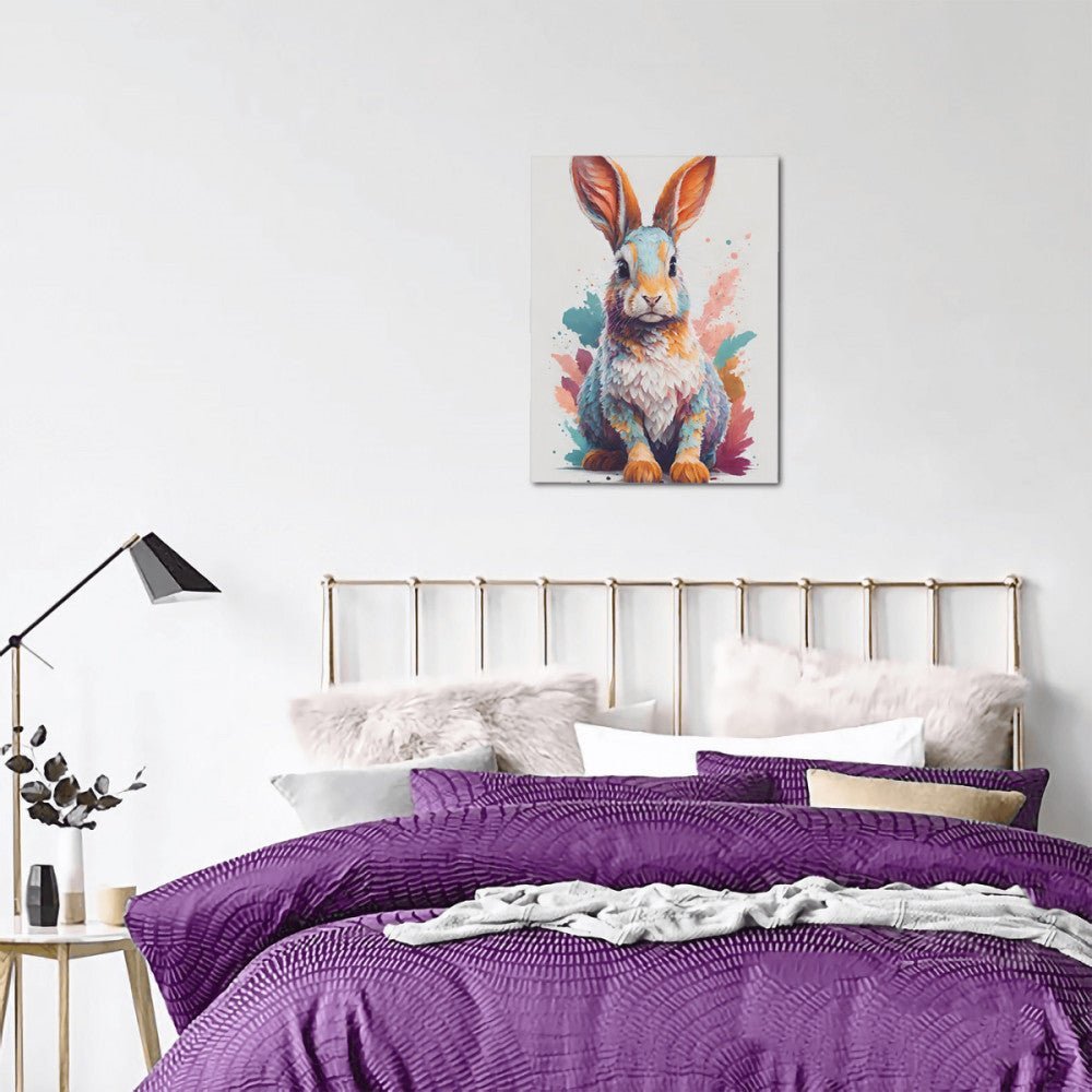 Pastel Rabbit Fantasy - Paint by Numbers - Artslo.com