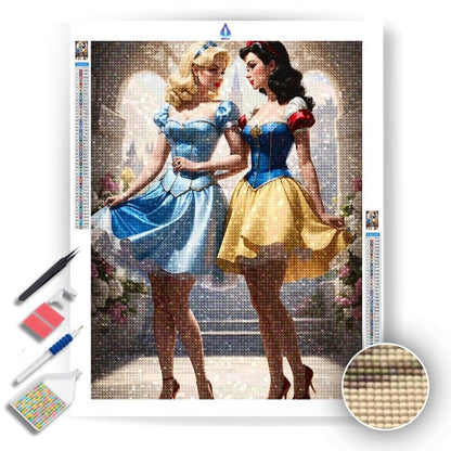 Pin-Up Princesses - Diamond Painting Kit - Artslo.com