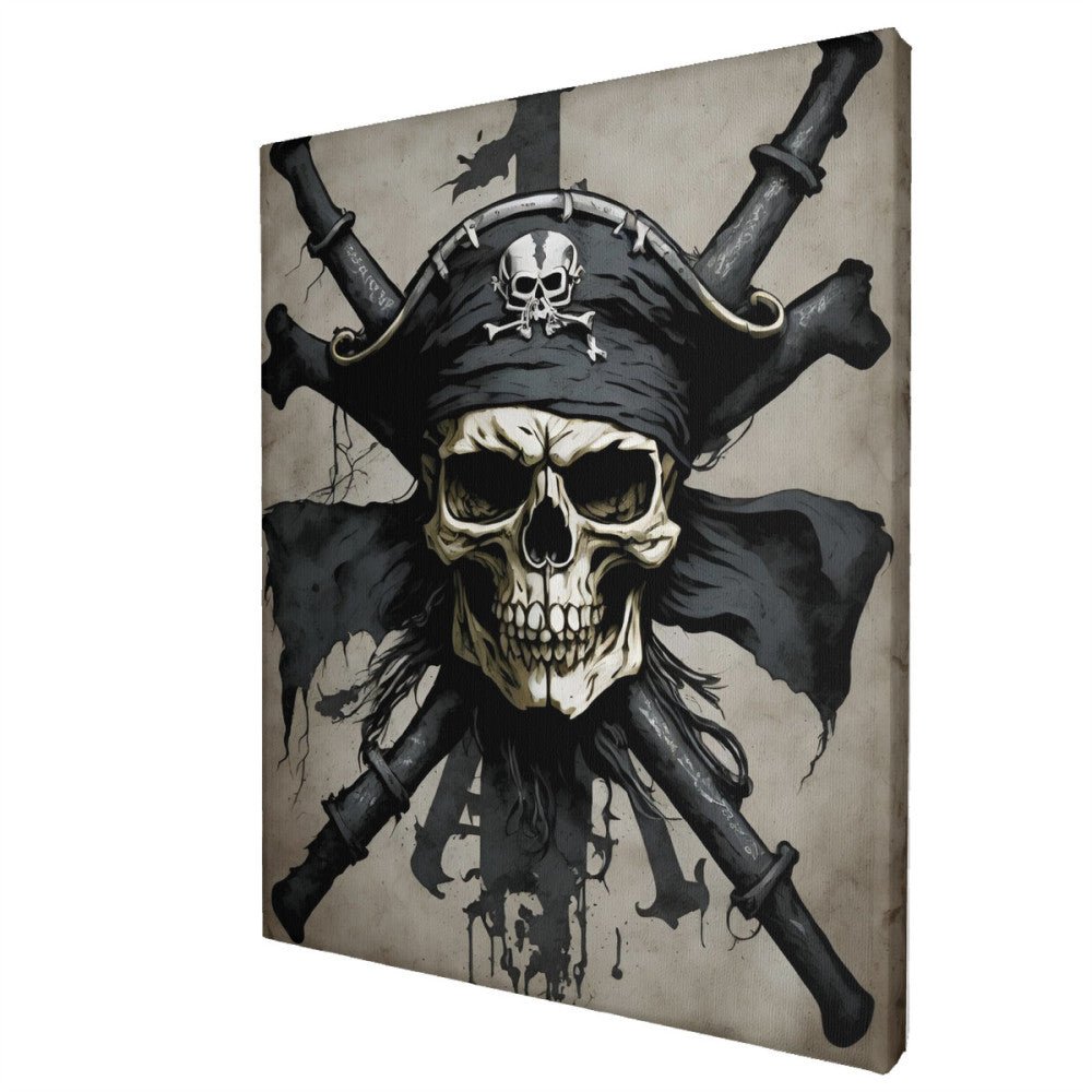 Pirate Adventure Emblem - Paint by Numbers - Artslo.com