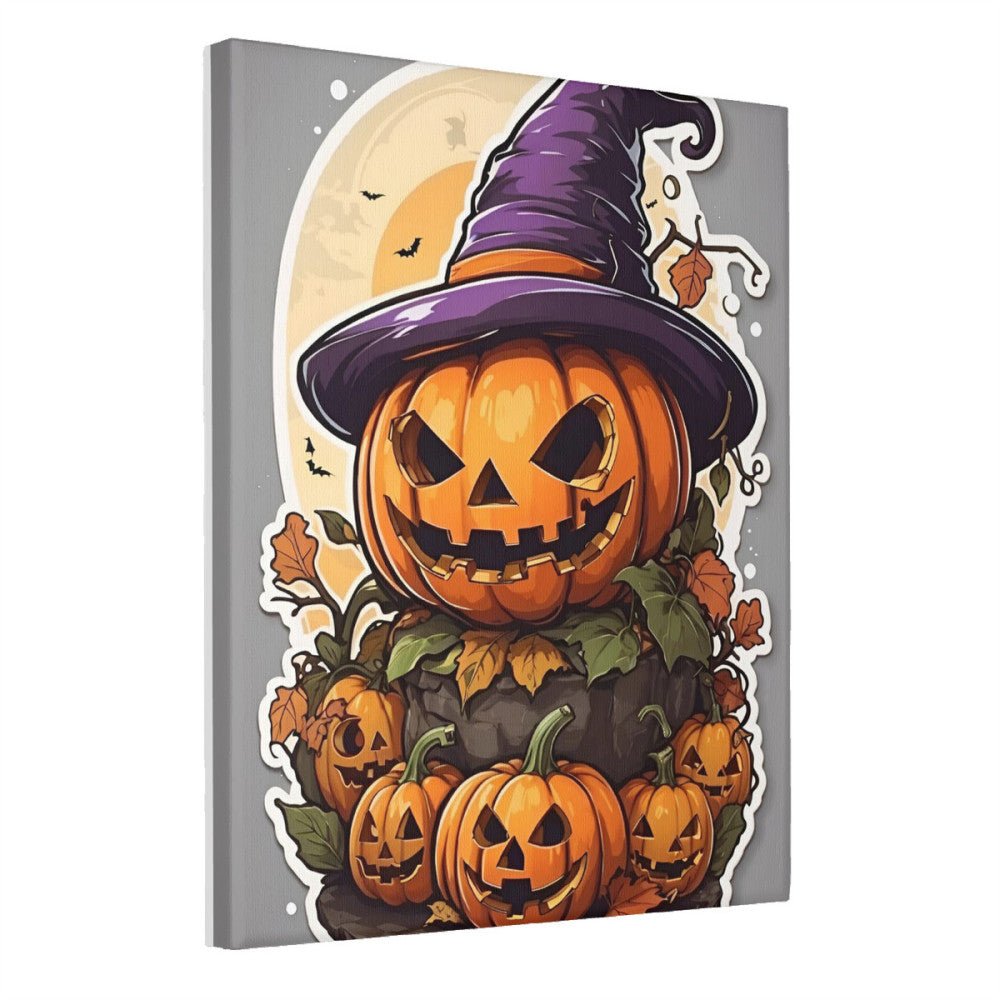 Pumpkin Halloween - Paint by Numbers - Artslo.com