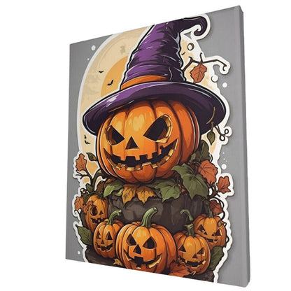 Pumpkin Halloween - Paint by Numbers - Artslo.com
