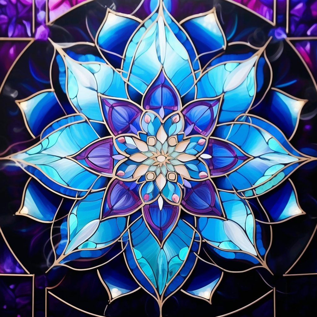 Purple Diamonds Mandala - Diamond Painting Kit - Artslo.com