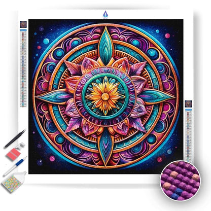 Ring Mandala - Diamond Painting Kit - Artslo.com