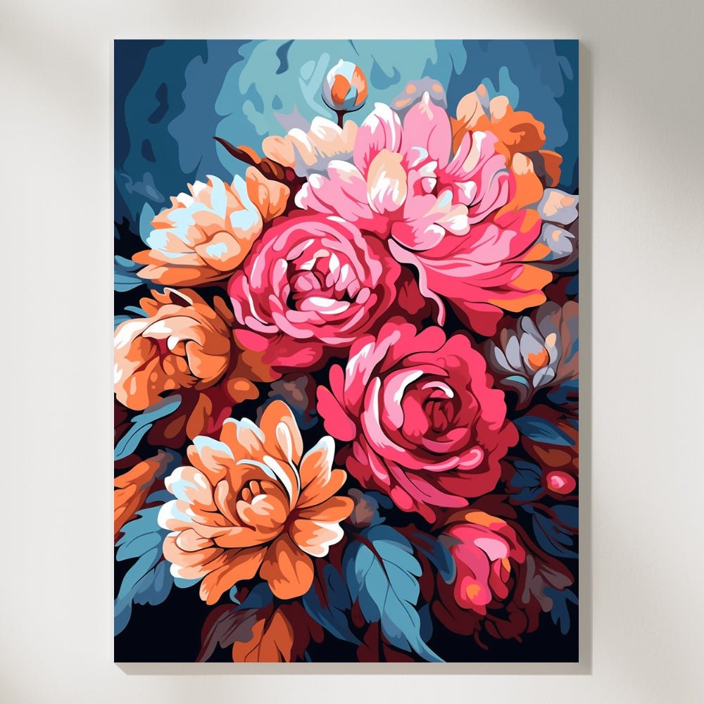 Roses - Paint by Numbers - Artslo.com