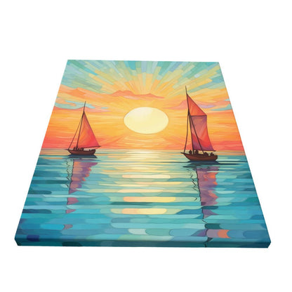 Sailing Boats - Paint by Numbers - Artslo.com