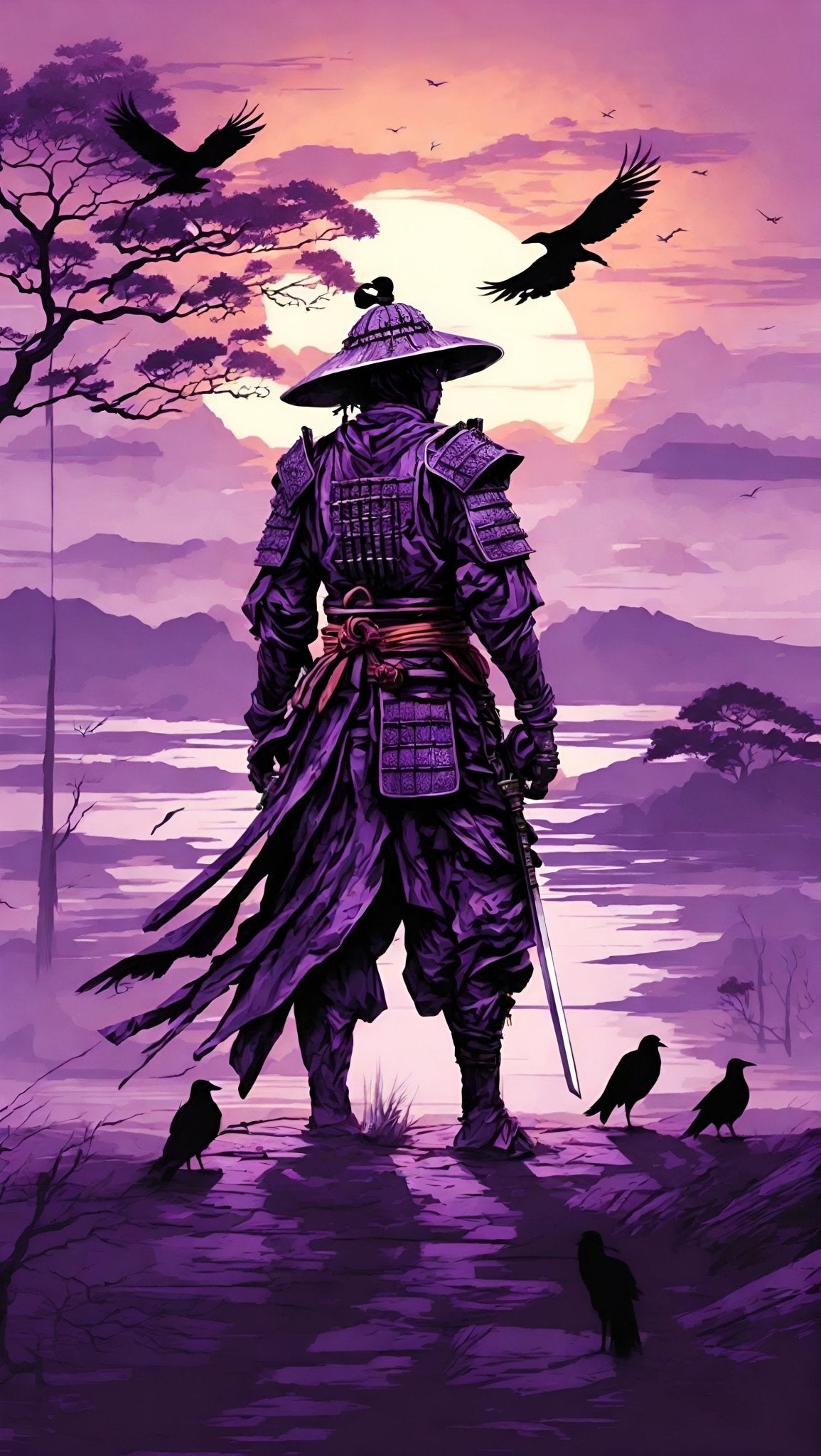 Samurai Serenity - Paint by Numbers - Artslo.com