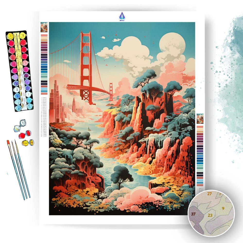 San Francisco - Paint by Numbers - Artslo.com