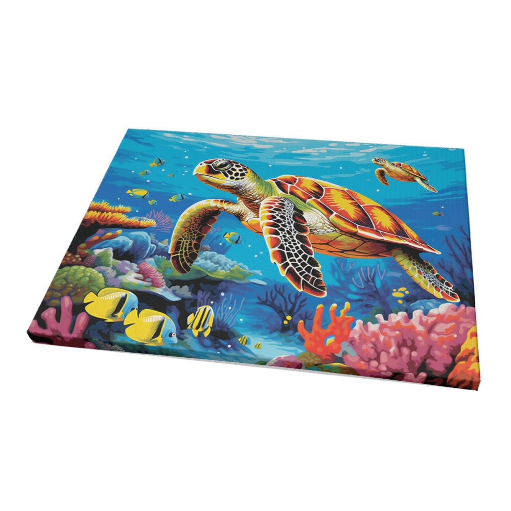 Sea Turtles- Paint by Numbers - Artslo.com