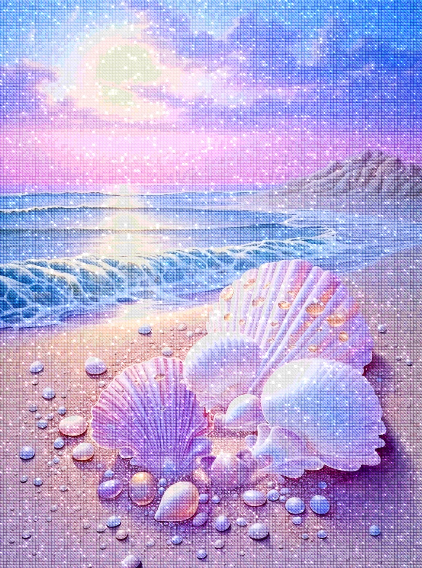 Seashells Serenity- Diamond Painting Kit - Artslo.com