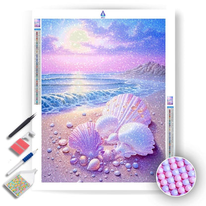 Seashells Serenity- Diamond Painting Kit - Artslo.com
