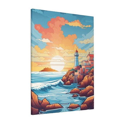 Simplified Seascape- Paint by Numbers - Artslo.com