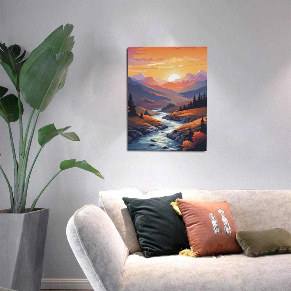 Sunset - Paint by Numbers - Artslo.com