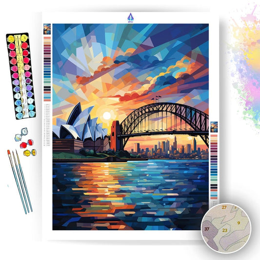 Sydney Opera House - Paint by Numbers - Artslo.com