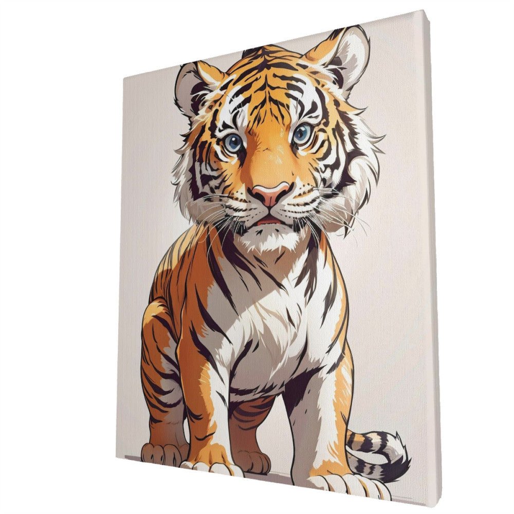 Tiger Cub - Paint by Numbers - Artslo.com