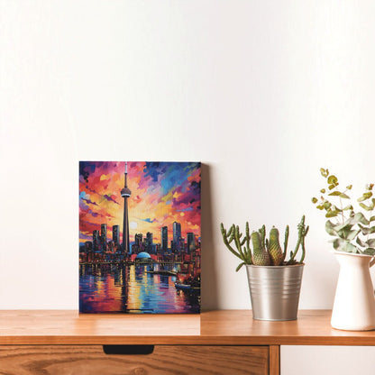 Toronto CN Tower - Paint by Numbers - Artslo.com