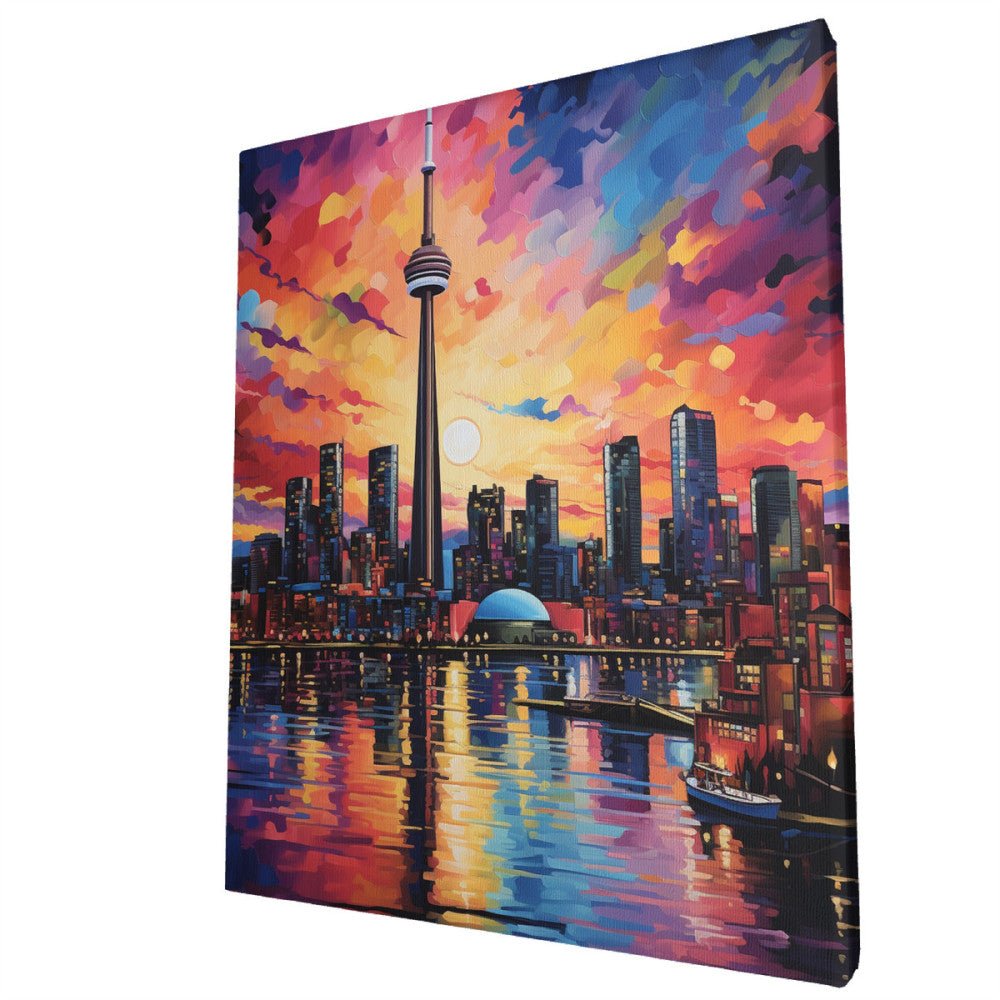 Toronto CN Tower - Paint by Numbers - Artslo.com