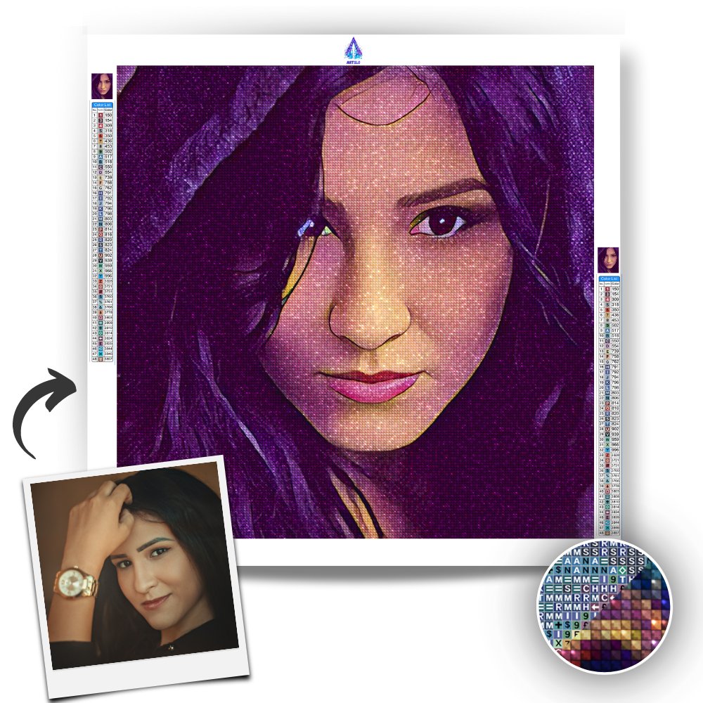 Transform Your Face into a Special Character - Custom Diamond Painting - Artslo.com